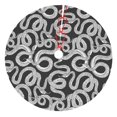 thumbnail image 1 of Yiaed Snake Print Christmas Tree Skirt , Tree SkirtsTree Mat for Christmas Winter Holiday Indoor Decorations-30", 1 of 7