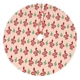 thumbnail image 1 of Yiaed Snake Print Christmas Tree Skirt , Tree SkirtsTree Mat for Christmas Winter Holiday Indoor Decorations-48", 1 of 7