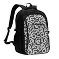 thumbnail image 1 of Yiaed Snake Print Laptop Backpack,Business Travel Durable Laptops Backpack with USB Charging Port,Water Resistant College Computer Bag, 1 of 5