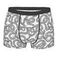 thumbnail image 1 of Yiaed Snake Print Men's Soft Cotton Boxer Shorts Breathable Boxers Underwear Moisture-Wicking Underwear Stretch Boxer Briefs for Man-Small, 1 of 5