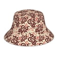 thumbnail image 1 of Yiaed Snake Print Reflective Stripe Bucket Hat Unisex Funny Outdoor Fisherman Cap Beach Sun Hat, 1 of 5