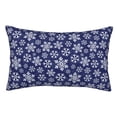 thumbnail image 1 of Yiaed Snowflakes On Dark Blue Print Brushed Microfiber Envelope Pillowcases, Standard,Envelope Closure Pillow Cases(No pillow core)-20"x30", 1 of 6