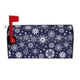 thumbnail image 1 of Yiaed Snowflakes2 Print Mailbox Covers, Magnetic Mailbox Cover, Mail Box Covers for Garden Outdoor Decor Box Covers-21x18 in, 1 of 8