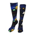 thumbnail image 1 of Yiaed Solar System Print Great elasticity Adult Stockings Sports socks for Men and Women-One Size, 1 of 8