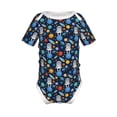 thumbnail image 1 of Yiaed Space Dog Print Infant Climbing Short Sleeve Onesie One-Piece Baby Bodysuit Clothes 0-12 Months -6 Months, 1 of 6
