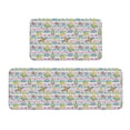 thumbnail image 1 of Yiaed Space Doodle Kitchen Rugs Sets of 2 Kitchen Mats Cushioned Anti Fatigue Kitchen Rug Tapetes Para Cocina for Sink,Laundry Room, 1 of 6