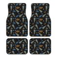 thumbnail image 1 of Yiaed Space Rockets Print Carpet Floor Mats for Cars, Auto Accessories Front & Rear Car Floor Mats Car Floor Foot Mat Sets of 4 Pieces, 1 of 7