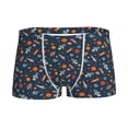 thumbnail image 1 of Yiaed Spaceships And Stars In Outer Space Print Boys' Boxer Briefs Cotton Casual Stretch Comfort Boys Boxers - Kids Boxer Briefs Underwear for Boys (6-18)-Medium, 1 of 5
