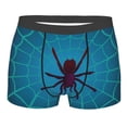 thumbnail image 1 of Yiaed Spider And Cobweb Print Men's Soft Cotton Boxer Shorts Breathable Boxers Underwear Moisture-Wicking Underwear Stretch Boxer Briefs for Man-Medium, 1 of 5