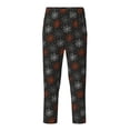 thumbnail image 1 of Yiaed Spider Web Print Teenagers' Lounge Pants, Loose PJ Bottoms, Long Pajama Pants for Men-Small, 1 of 6