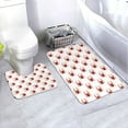 thumbnail image 1 of Yiaed Spiders Insects Print Bathroom Mat Set 2 Pieces Mat Anti-Skid Pad Ultra Soft and Absorbent Bathroom Bath Mat Contour Bath Rugs for Toilet Base, 1 of 6