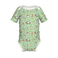 thumbnail image 1 of Yiaed Spring Gnomes Print Infant Climbing Short Sleeve Onesie One-Piece Baby Bodysuit Clothes 0-12 Months -2 Years, 1 of 6