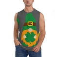 thumbnail image 1 of Yiaed Spring St Patrick’S Day Irish Gnomes Print Men's Singlet Vests Summer Running Muscle Tank Tops Gym Undershirt Round Neck Sleeveless for man, 1 of 5