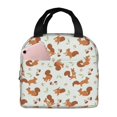 thumbnail image 1 of Yiaed Squirrel Playing Print Insulated Lunch Bag Reusable Cute Tote Lunch Box, Leakproof Cooler Lunch Bags for Work Office Travel School Picnic, 1 of 5