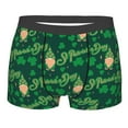 thumbnail image 1 of Yiaed St Patrick's Day9 Print Men's Soft Cotton Boxer Shorts Breathable Boxers Underwear Moisture-Wicking Underwear Stretch Boxer Briefs for Man-Large, 1 of 5
