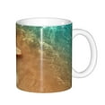 thumbnail image 1 of Yiaed Starfish And Seashell 1 Print Ceramics Coffee,Large Handle Design,Extra Large Tea and Coffee Cup for Office and Home Mugs, 1 of 6
