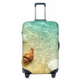 thumbnail image 1 of Yiaed Starfish And Seashell On The Beach Print Travel Luggage Cover Suitcase Protector Fits 18-32 Inch Luggage Wheel Covers Patterned Elastic Luggage Anti-scratch（No luggage）-, 1 of 5