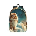 thumbnail image 1 of Yiaed Starry Sky Cloud Cute Rabbit Print Backpack, Premium Laptop Backpack, Travel Backpack for Women, Lightweight Backpacks, Comfortable Back Pack-Small, 1 of 1