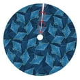 thumbnail image 1 of Yiaed Stingray Print Christmas Tree Skirt , Tree SkirtsTree Mat for Christmas Winter Holiday Indoor Decorations-48", 1 of 7