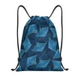 thumbnail image 1 of Yiaed Stingray Print Drawstring Bags Drawstring Backpack Bulk String Back Pack Gym Sport Bag-Small, 1 of 5