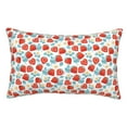thumbnail image 1 of Yiaed Strawberries Print Brushed Microfiber Envelope Pillowcases, Standard,Envelope Closure Pillow Cases(No pillow core)-16"x24", 1 of 6