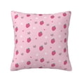 thumbnail image 1 of Yiaed Strawberries Print Pillow Covers Super Soft Decorative Square Throw Pillow Covers Case Cushion Covers for Sofa Couch Bedroom Car Decor（No pillow core）-26"x26", 1 of 7
