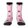 thumbnail image 1 of Yiaed Strawberry And Heart Print Great elasticity Crew Socks Sports socks for Men and Women, 1 of 5