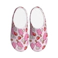 thumbnail image 1 of Yiaed Strawberry Popsicle Print Slippers Fuzzy Warm Cozy Slippers Non Slip House Slippers For Indoor Outdoor Slippers House Slippers-8, 1 of 7