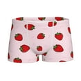 thumbnail image 1 of Yiaed Strawberry Print Boys' Boxer Briefs Cotton Casual Stretch Comfort Boys Boxers - Kids Boxer Briefs Underwear for Boys (6-18)-Small, 1 of 5