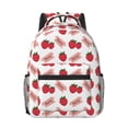 thumbnail image 1 of Yiaed Strawberry Print School Backpack College Backpack Daypacks for Students High School Spacious and Durable Daypack for Work and Travel-One Size, 1 of 6