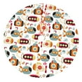 thumbnail image 1 of Yiaed Submarines Print Christmas Tree Skirt , Tree SkirtsTree Mat for Christmas Winter Holiday Indoor Decorations-36", 1 of 7