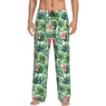 thumbnail image 1 of Yiaed Succulents 1 Print Men's Lounge Pants, Loose PJ Bottoms, Long Pajama Pants for Men-X-Large, 1 of 5