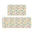 thumbnail image 1 of Yiaed Summer Animal Kitchen Rugs Sets of 2 Kitchen Mats Cushioned Anti Fatigue Kitchen Rug Tapetes Para Cocina for Sink,Laundry Room, 1 of 6