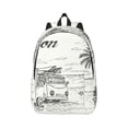 thumbnail image 1 of Yiaed Summer Vacation Scene With Camping Van Print Backpack, Premium Laptop Backpack, Travel Backpack for Women, Lightweight Backpacks, Comfortable Back Pack-Small, 1 of 5