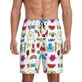 thumbnail image 1 of Yiaed Summer for Men's Soft Sleep Pajama Short Lounging Pajama Shorts-Small, 1 of 8
