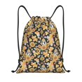 thumbnail image 1 of Yiaed Sunflowers Bee Print Drawstring Bags Drawstring Backpack Bulk String Back Pack Gym Sport Bag-Small, 1 of 5