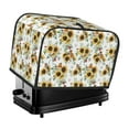 thumbnail image 1 of Yiaed Sunflowers Leaves And Birds Print Two Slice Bread Machine Cover, Universal Size Kitchen Appliance Cover for Bread Machine,Bread Machine Cover, 1 of 1