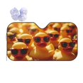 thumbnail image 1 of Yiaed Sunglasses Yellow Duck Print Car Windshield Sunshade Front Auto Car Front Window Sun Shade Foldable Sun Visor Shield Cover Auto Accessories for Sedan SUV Truck-Small, 1 of 5