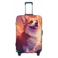 thumbnail image 1 of Yiaed Sunset Cloud Corgi Print Travel Luggage Cover Suitcase Protector Fits 18-32 Inch Luggage Wheel Covers Patterned Elastic Luggage Anti-scratch（No luggage）-Large, 1 of 5
