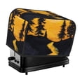 thumbnail image 1 of Yiaed Sunset River Pine Trees Print Two Slice Bread Machine Cover, Universal Size Kitchen Appliance Cover for Bread Machine,Bread Machine Cover, 1 of 7