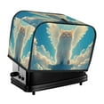 thumbnail image 1 of Yiaed Sunshine Cute Winged Cat Print Two Slice Bread Machine Cover, Universal Size Kitchen Appliance Cover for Bread Machine,Bread Machine Cover, 1 of 7