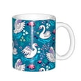 thumbnail image 1 of Yiaed Swan On The Pond Print Ceramics Coffee,Large Handle Design,Extra Large Tea and Coffee Cup for Office and Home Mugs, 1 of 6