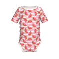 thumbnail image 1 of Yiaed Sweet Watermelon Print Infant Climbing Short Sleeve Onesie One-Piece Baby Bodysuit Clothes 0-12 Months -6 Months, 1 of 6
