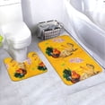 thumbnail image 1 of Yiaed The Chicken Family Print Bathroom Mat Set 2 Pieces Mat Anti-Skid Pad Ultra Soft and Absorbent Bathroom Bath Mat Contour Bath Rugs for Toilet Base, 1 of 6
