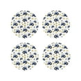 thumbnail image 1 of Yiaed Tractor And Vehicle Print Leather Coasters for Drinks - Cup Coasters Coffee Table Kitchen Table Bar, Home & Office Gifts Handmade Drink Coasters-Round Shape, 1 of 6