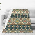 thumbnail image 1 of Yiaed Traditional Tribal Aztec1 Pattern Fleece Throw Blanket,Fleece Throw Blankets for Couch & Bed All Season Use -40"x30", 1 of 6