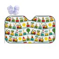 thumbnail image 1 of Yiaed Train With Animals Print Car Windshield Sunshade Front Auto Car Front Window Sun Shade Foldable Sun Visor Shield Cover Auto Accessories for Sedan SUV Truck-Medium, 1 of 5