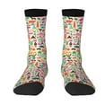 thumbnail image 1 of Yiaed Travel Print Great elasticity Crew Socks Sports socks for Men and Women, 1 of 5