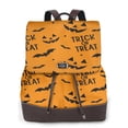 thumbnail image 1 of Yiaed Trick Or Treat Print Laptop Backpack for Women Slim Computer Bag Work Travel College Backpack Purse Fits 14 Inch Notebook, 1 of 4