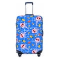 thumbnail image 1 of Yiaed Tropical Jellyfishes Print Travel Luggage Cover Suitcase Protector Fits 18-32 Inch Luggage Wheel Covers Patterned Elastic Luggage Anti-scratch（No luggage）-Small, 1 of 5